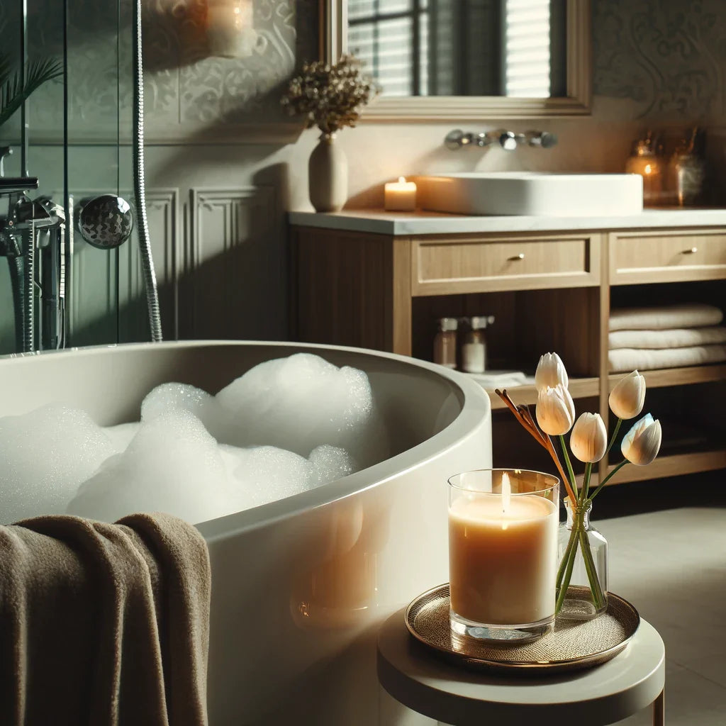 Duftkerzen in der Wellness-Routine: Ein Hauch von Tulpe und Zitrone für Mütter