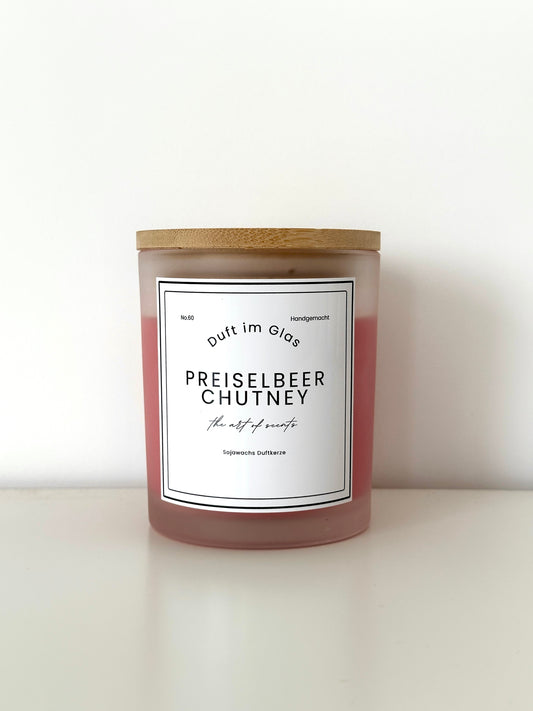 Preiselbeer Chutney Duftkerze