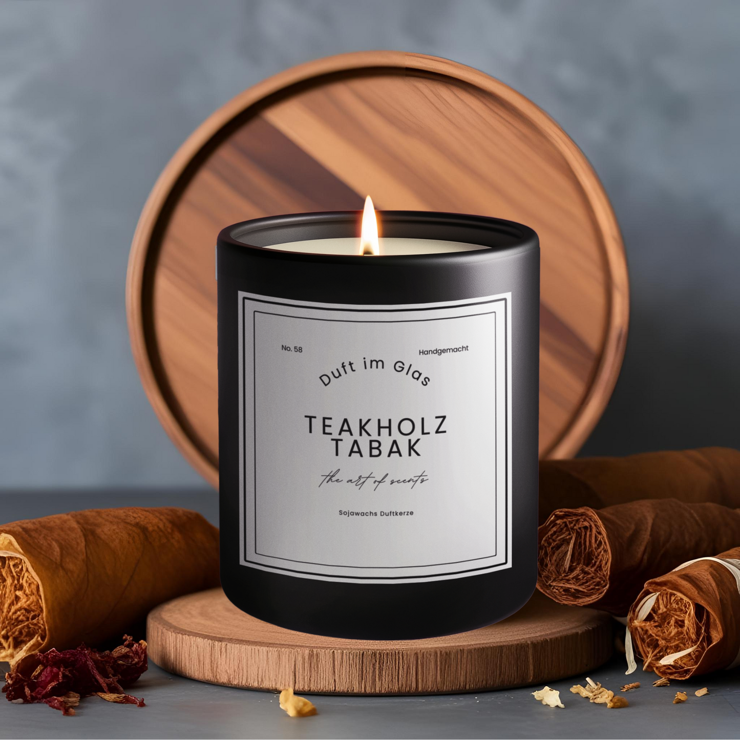 Teakholz & Tabak Duftkerze