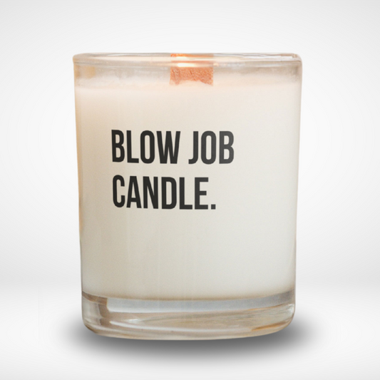Spruchkerze „Blow Job Candle."