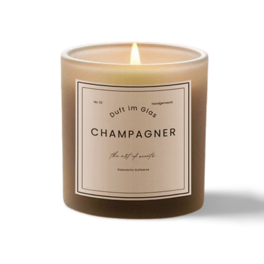 Champagner Duftkerze